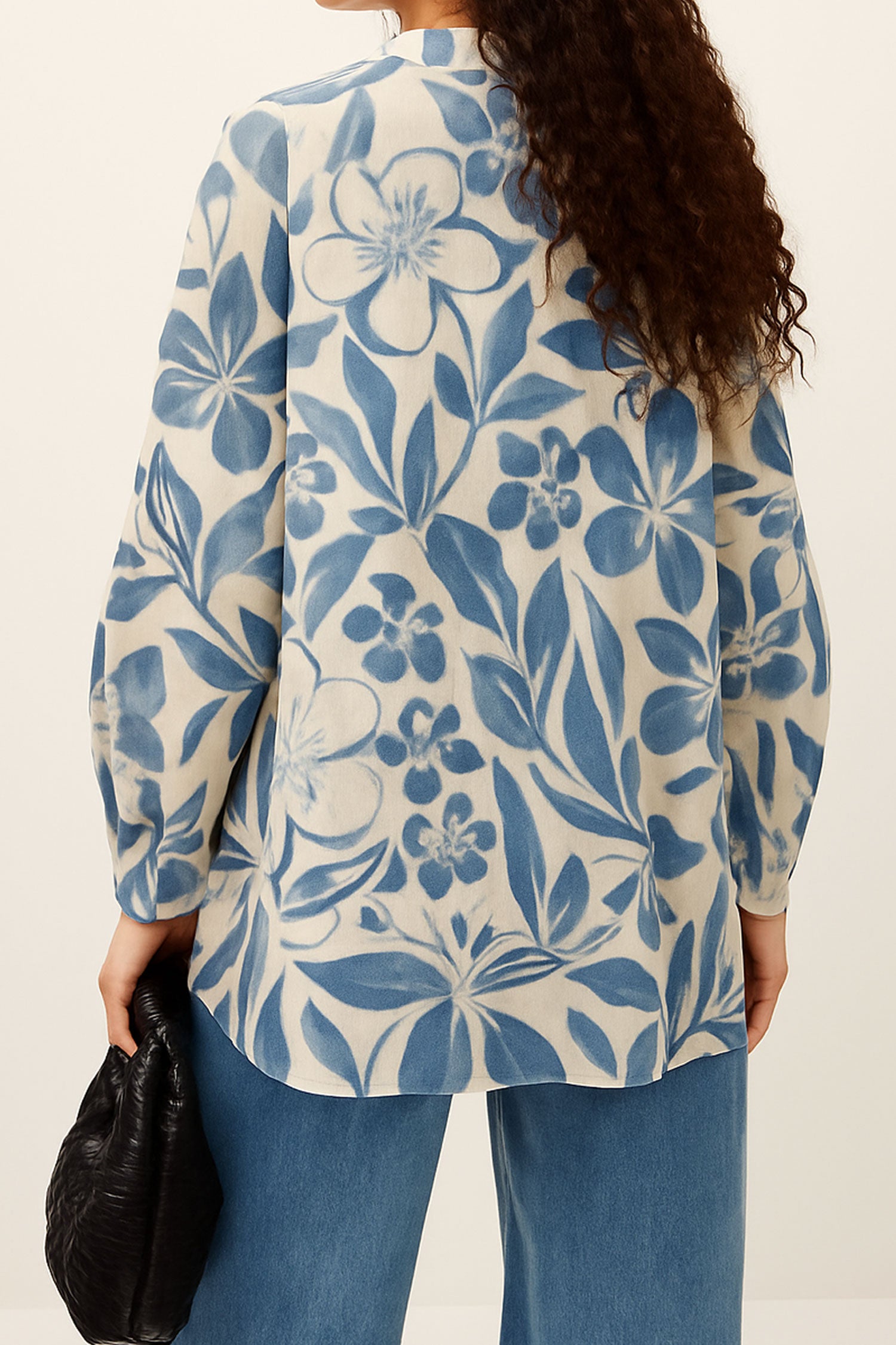 Cotton Flax Printed Shirt