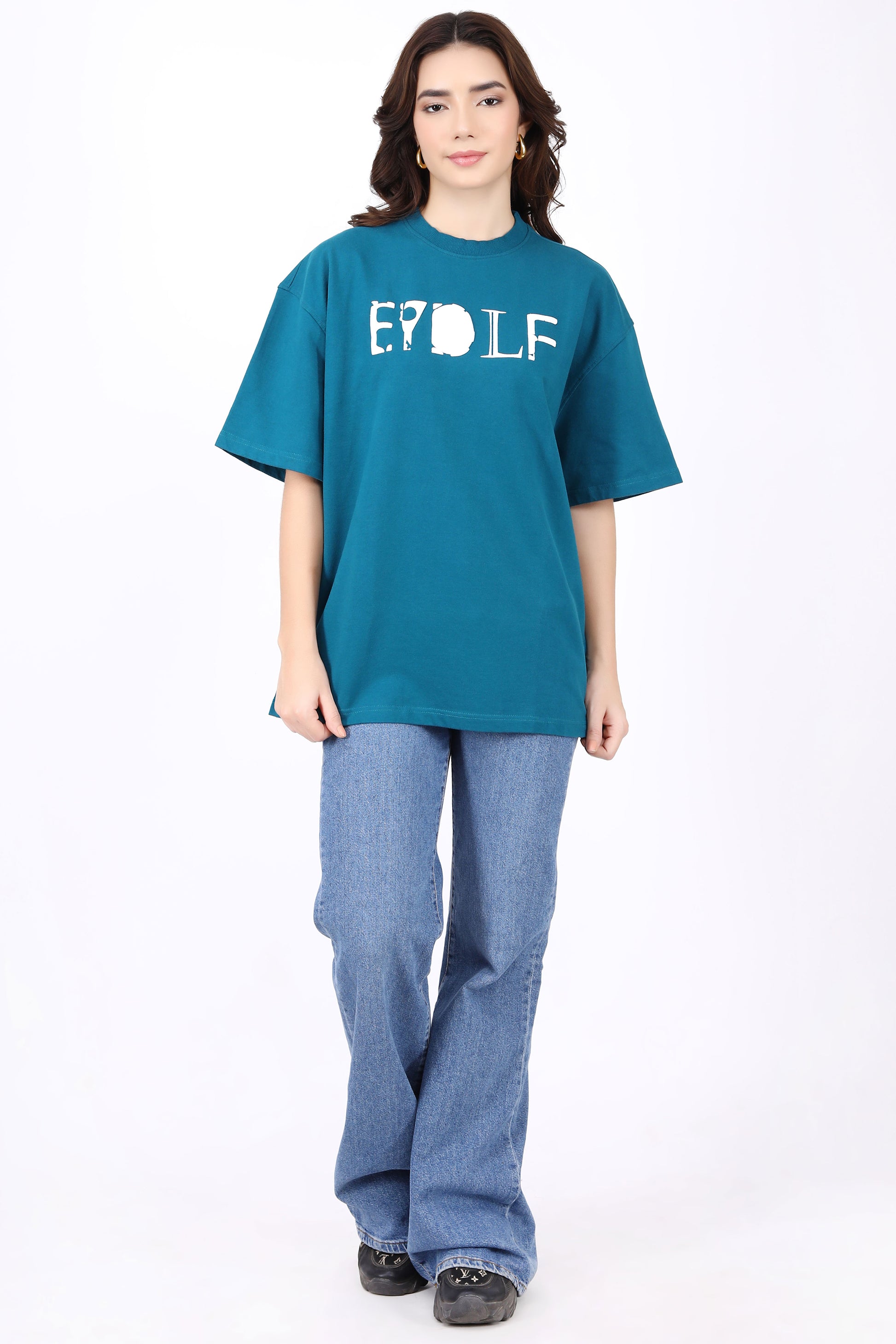 Walls Oversize Tshirt- Teal