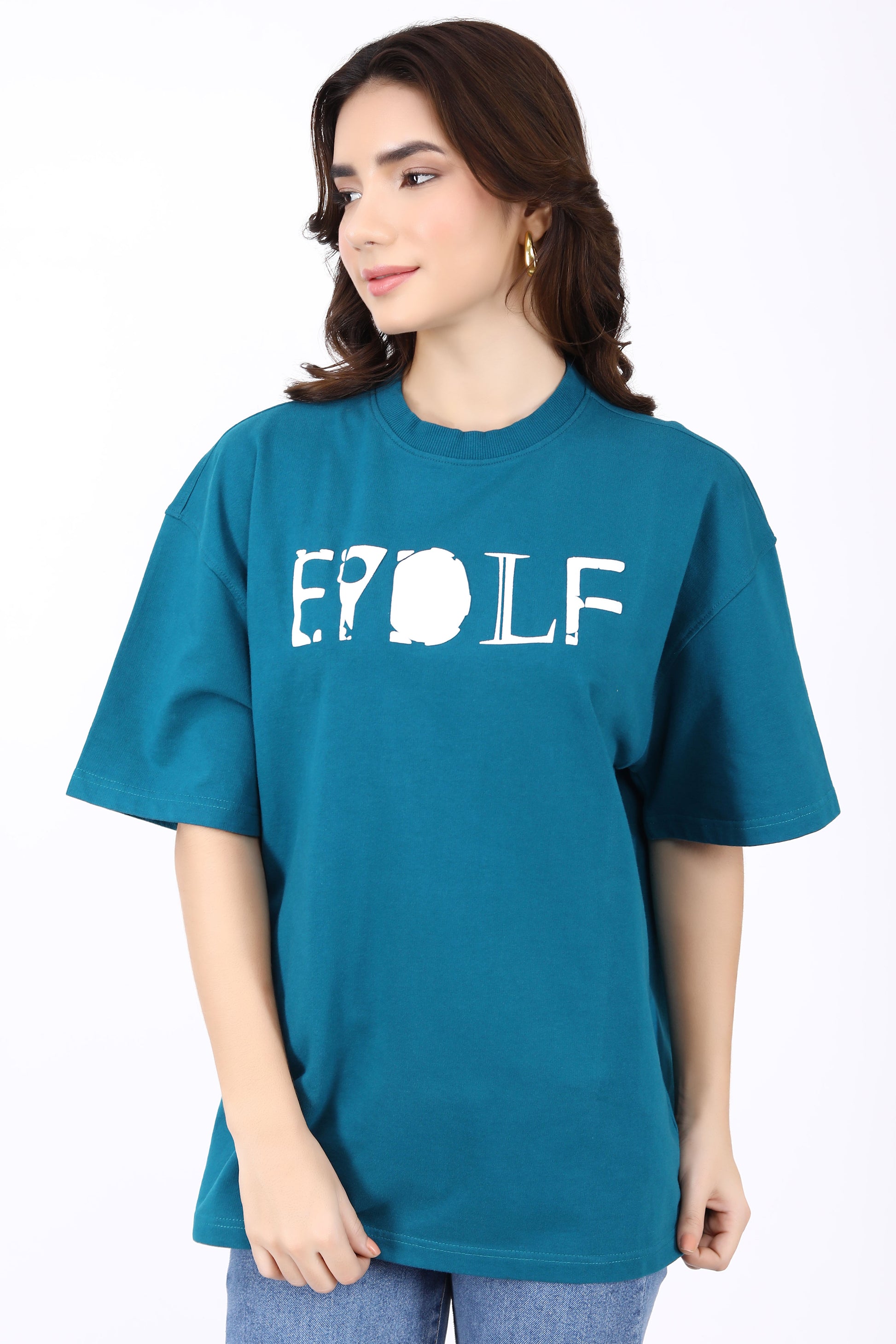 Walls Oversize Tshirt- Teal