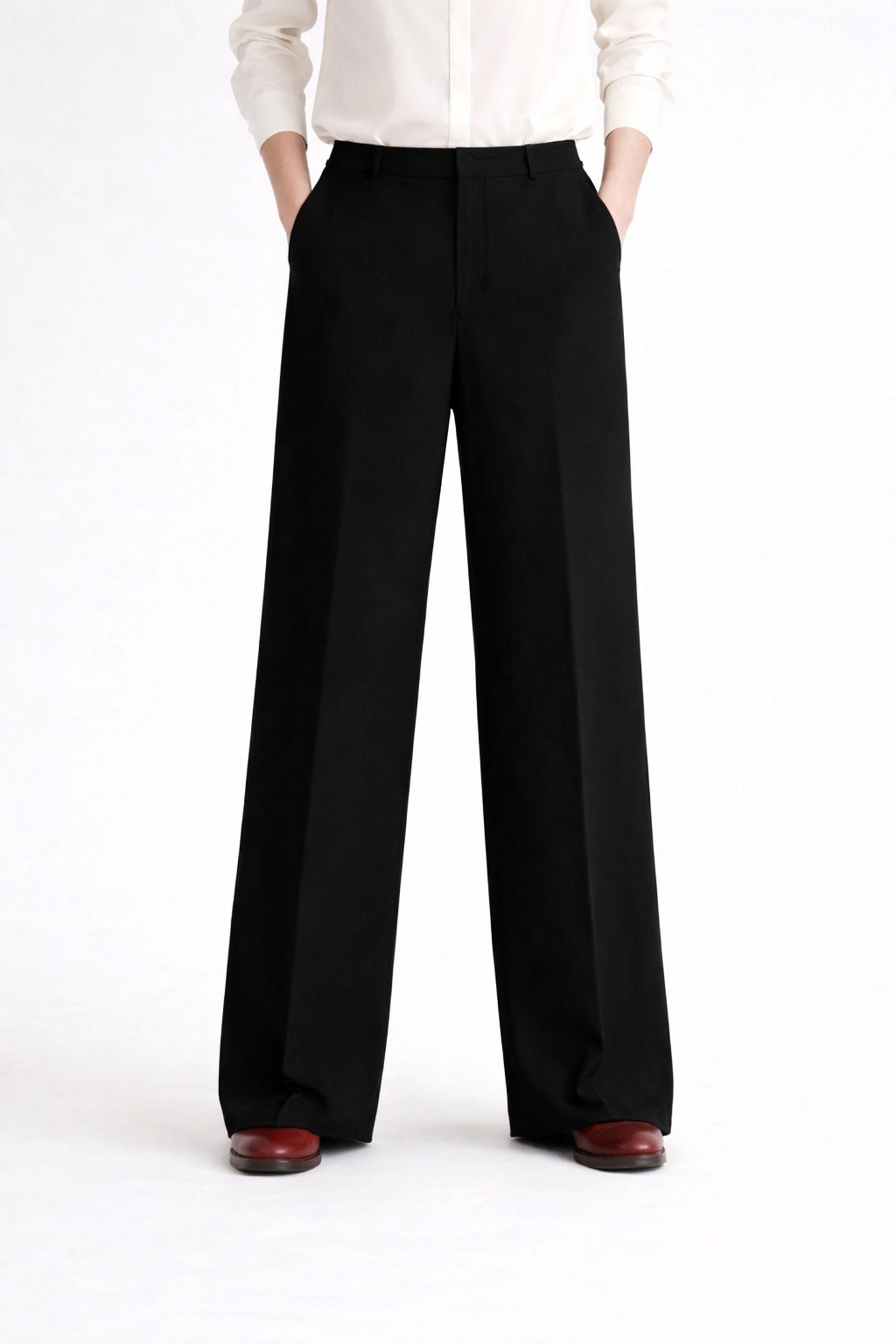 Wide Leg Pants- Black