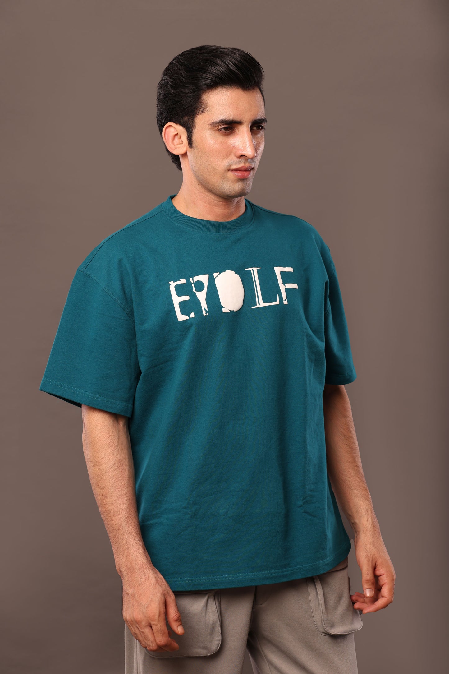 Breakthrough Boundaries Oversize Tshirt  - Teal Blue