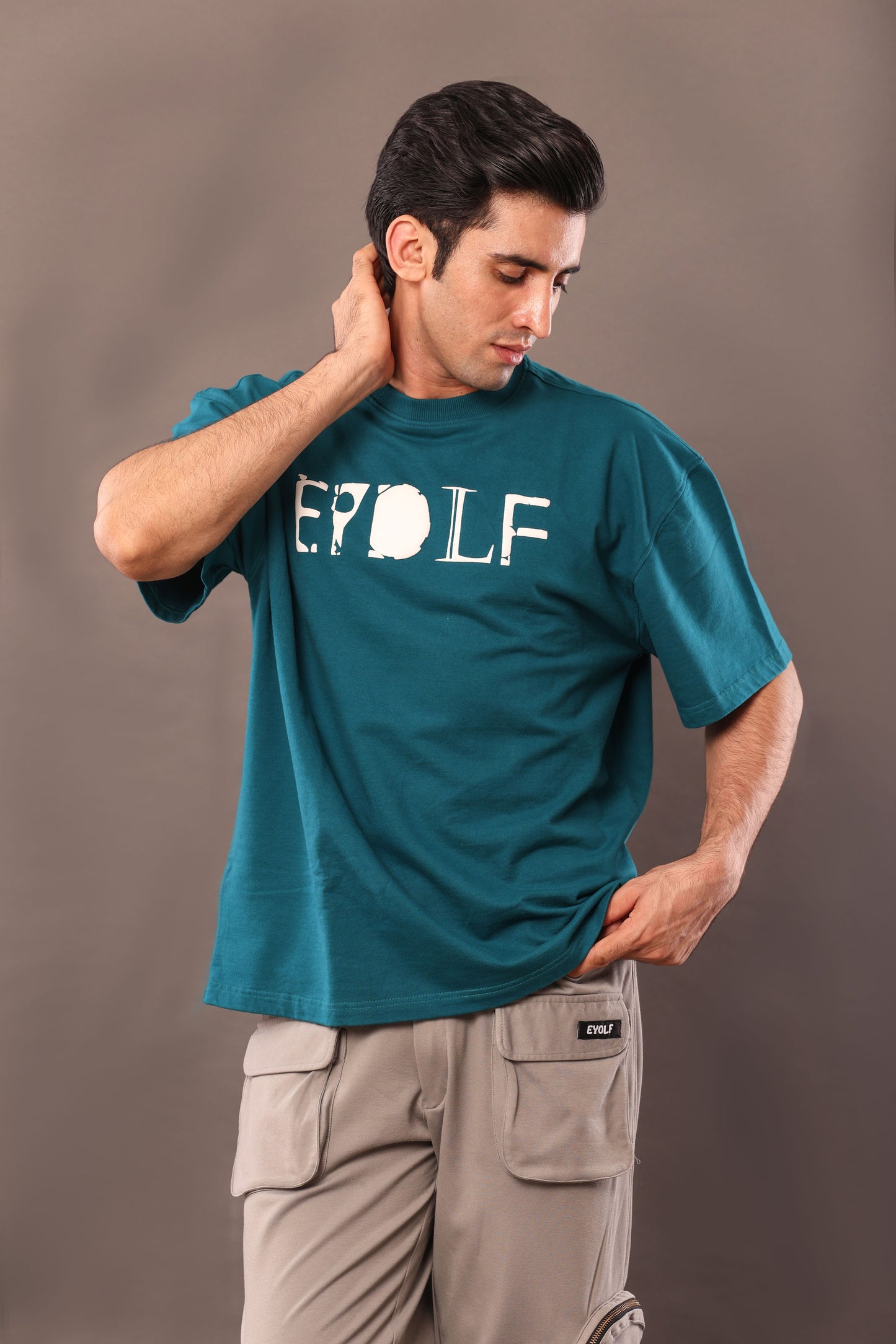 Breakthrough Boundaries Oversize Tshirt  - Teal Blue