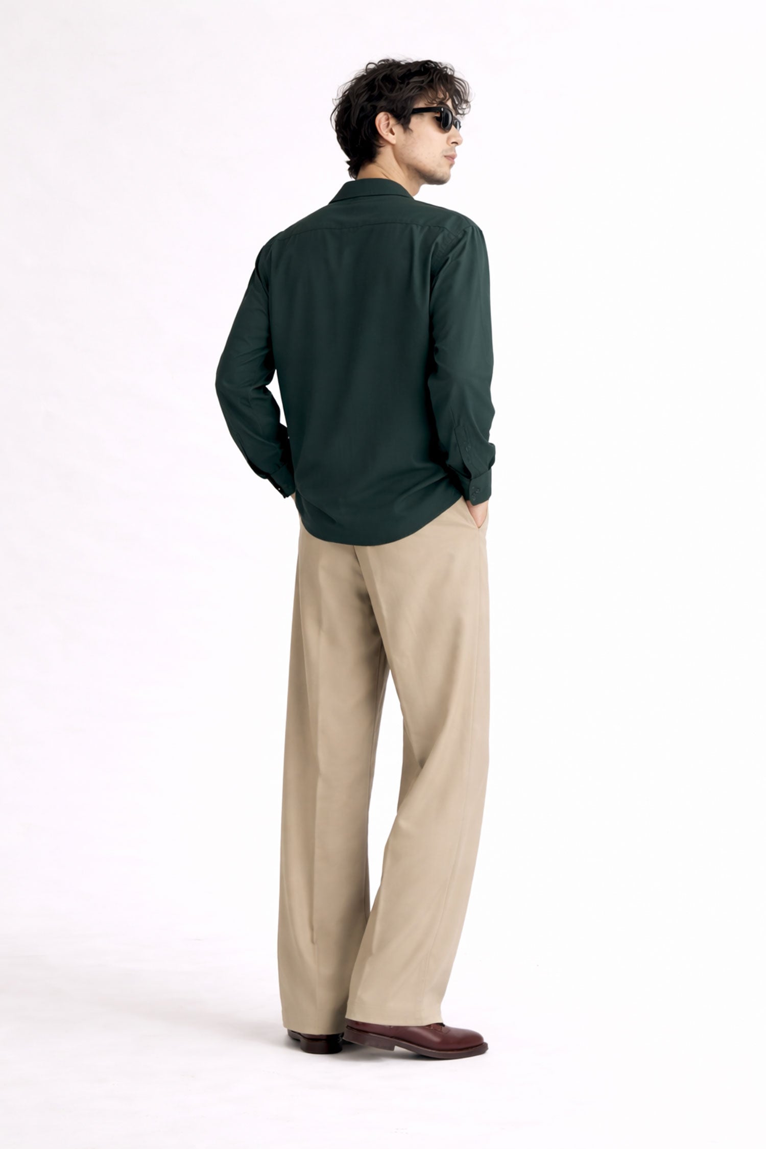 Regular Fit Evening Shirt - Dark Green