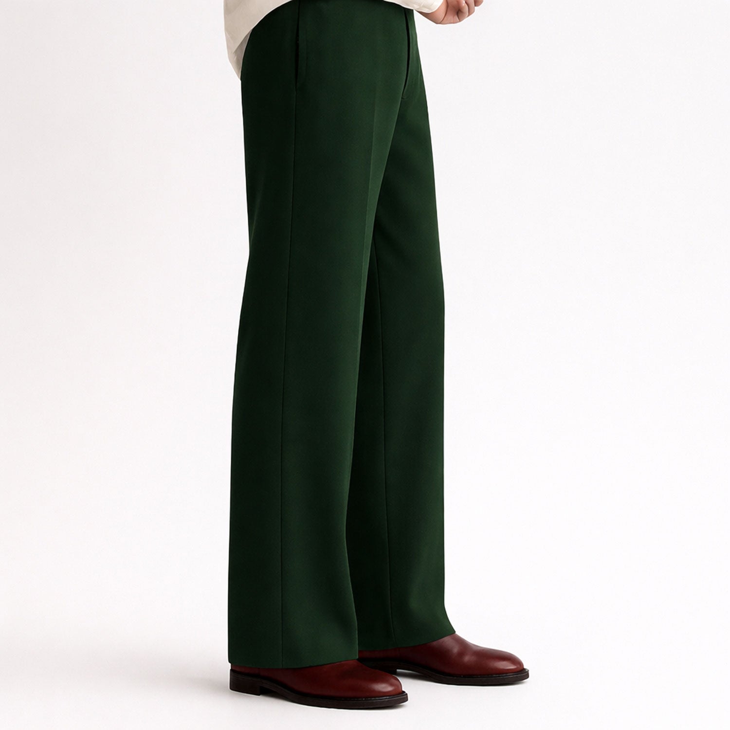Men Straight Fit Pants- Dark Green Eyolf Men Straight Fit Pants- Dark Green Eyolf