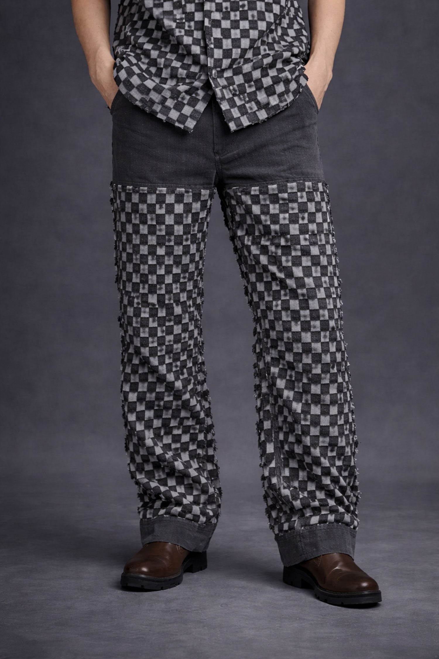 Men Rugged Jean- Black