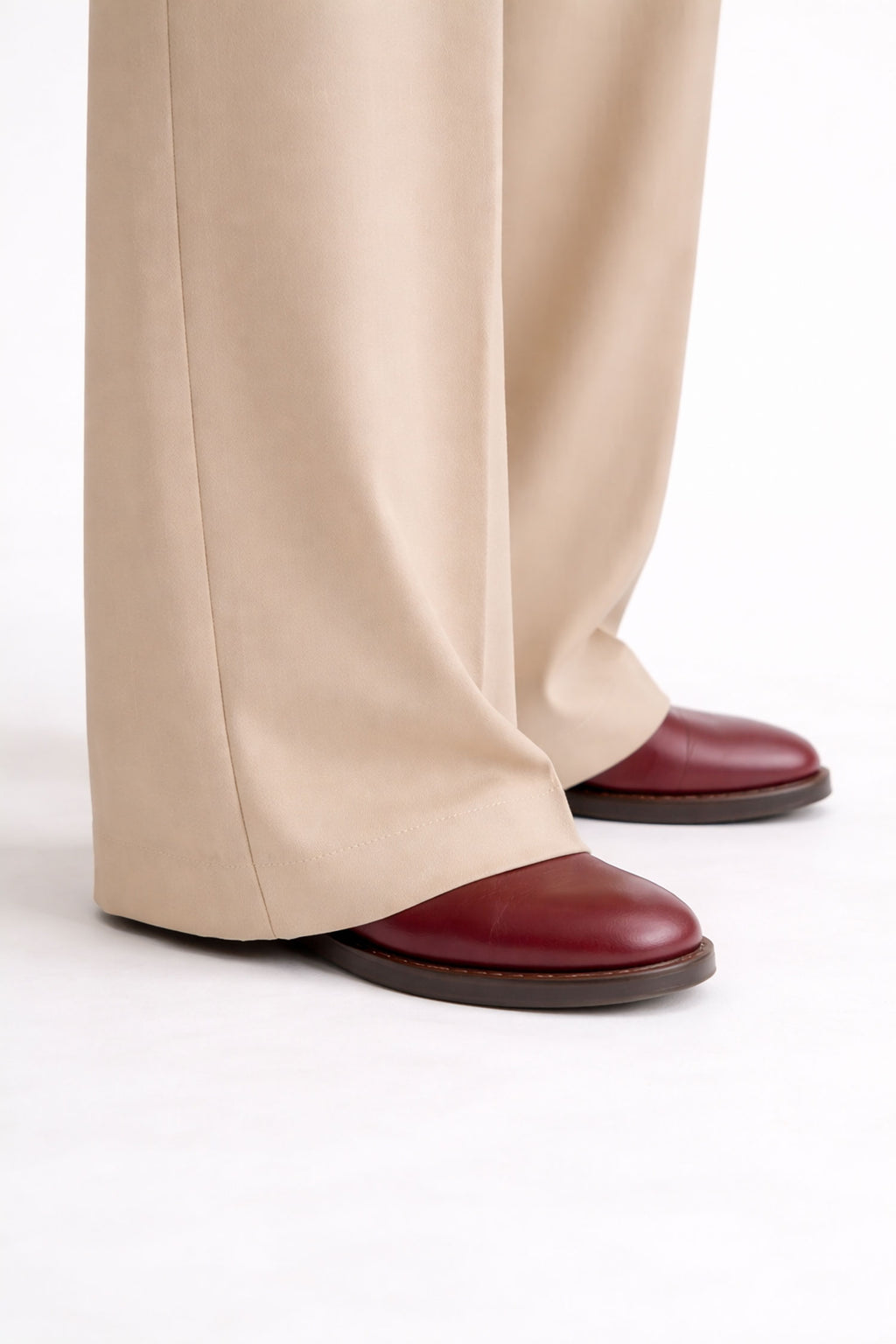 Wide Leg Pants- Beige