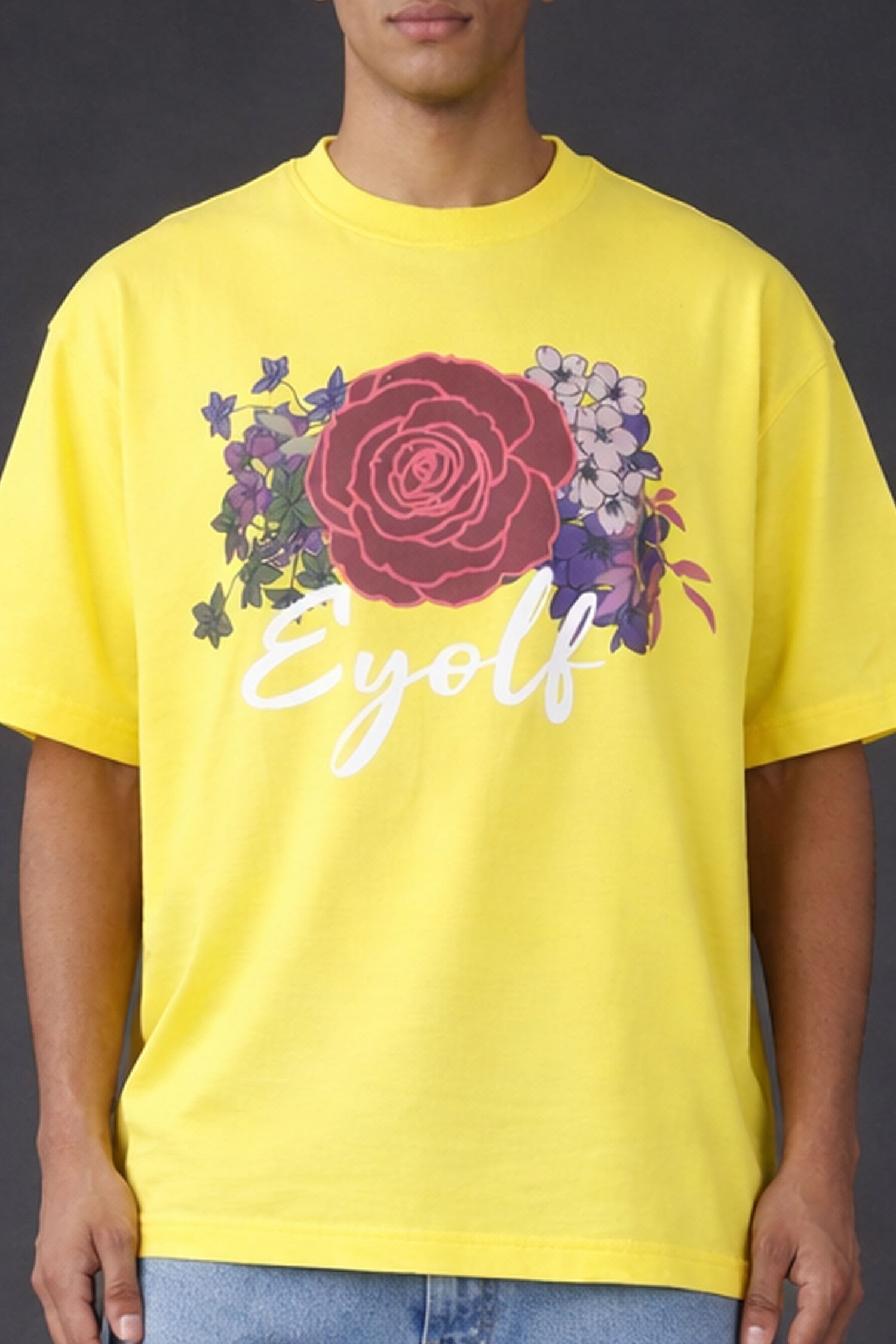 Eyolf  Men Tshirt- Light Yellow