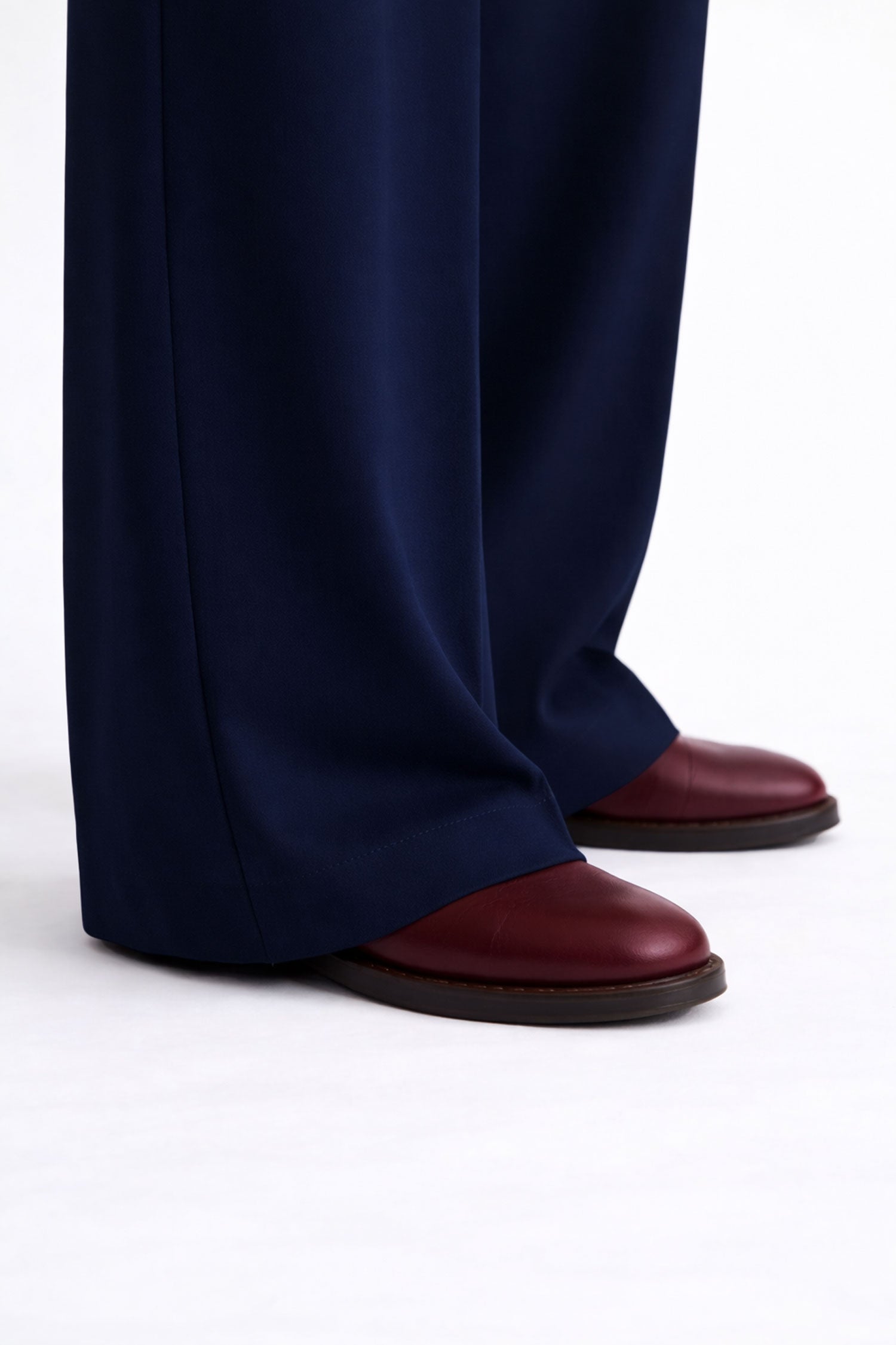 Wide Leg Pants- Navy Blue