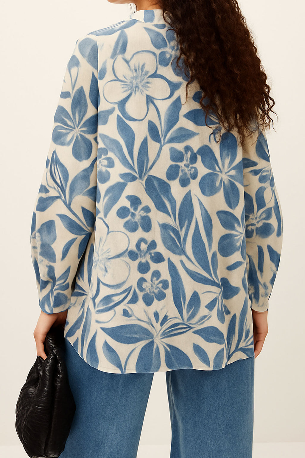 Cotton Flax Printed Shirt