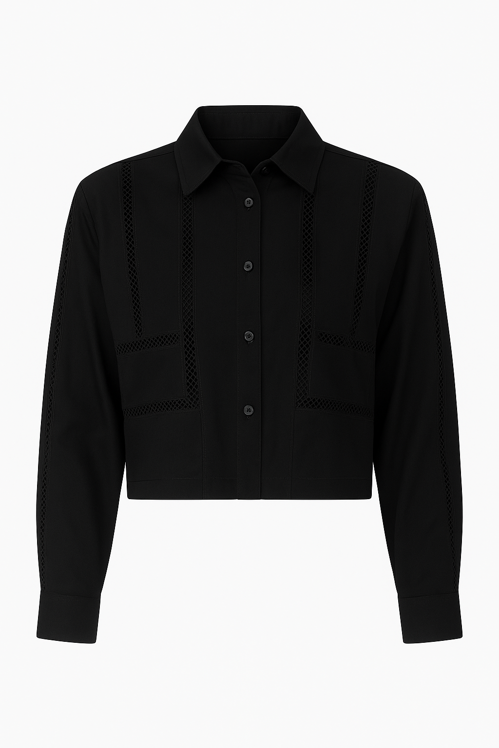 See through Crop Shirt