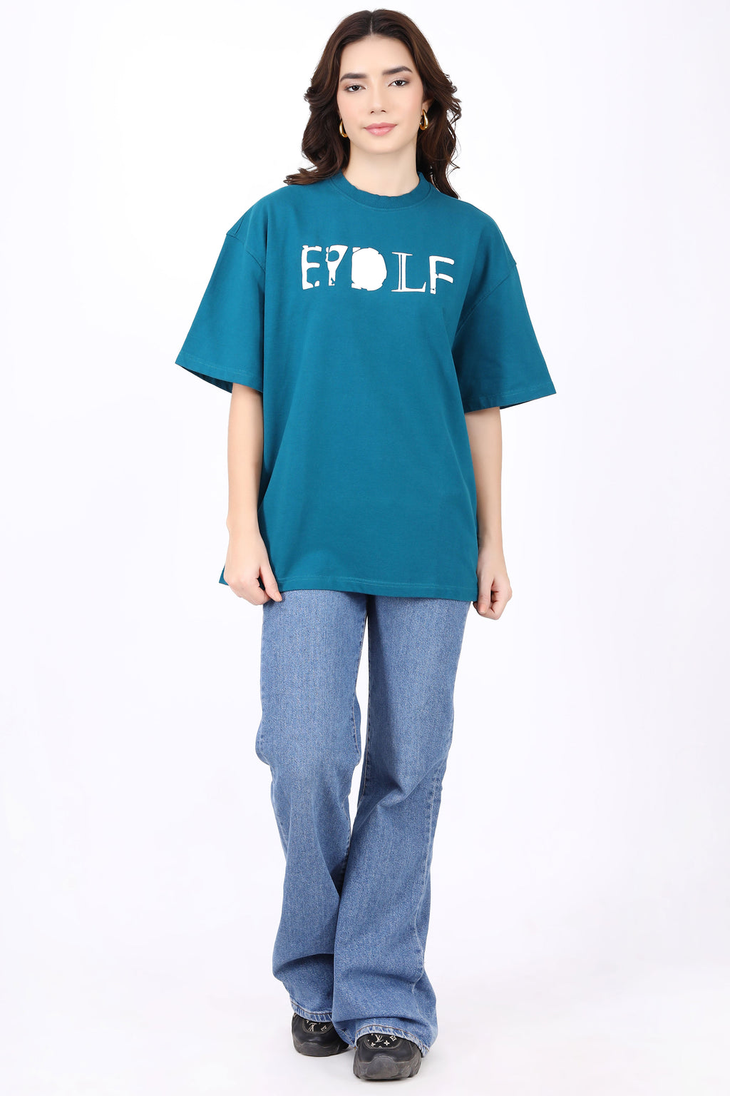 Walls Oversize Tshirt- Teal