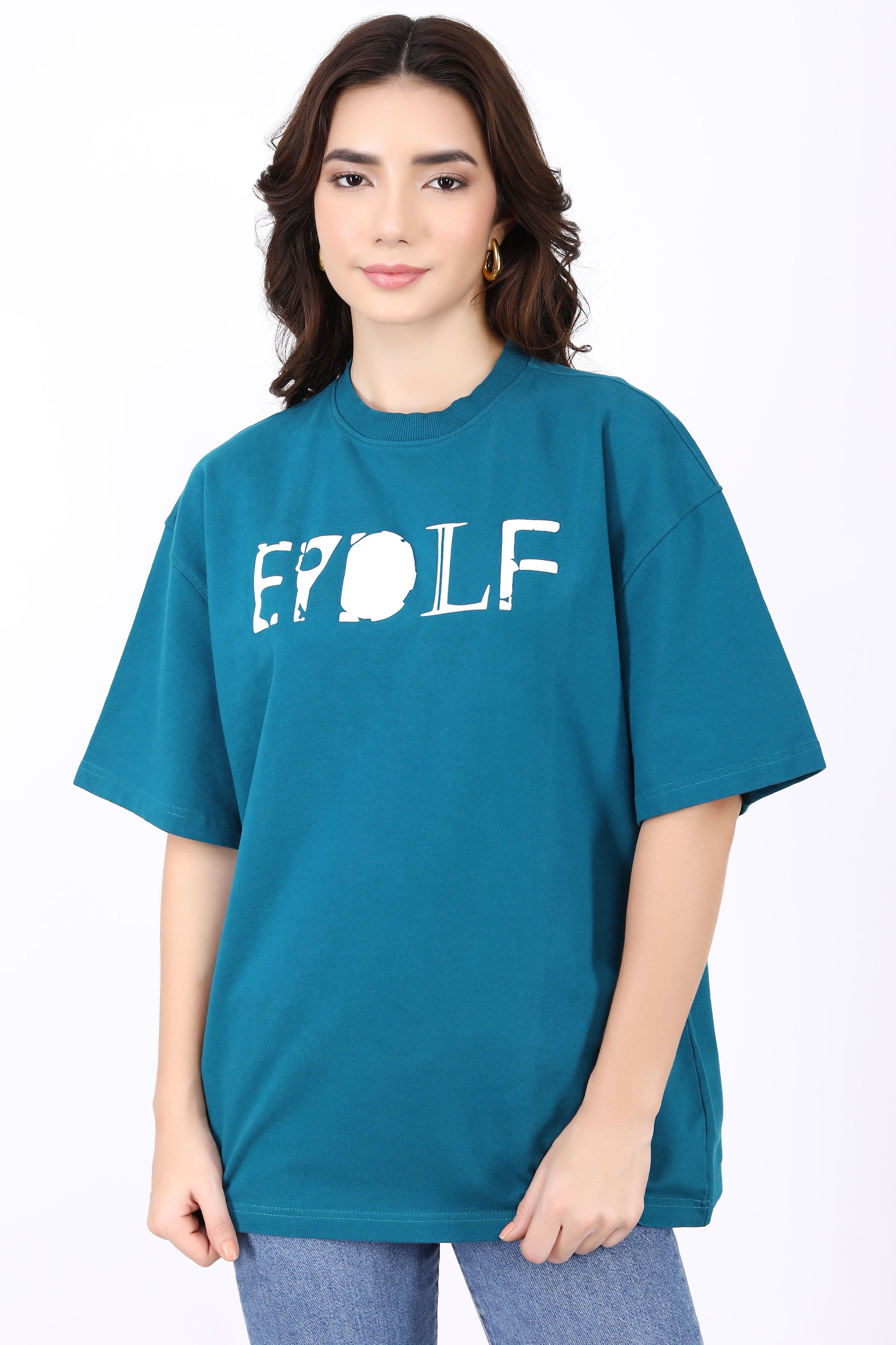 Walls Oversize Tshirt- Teal