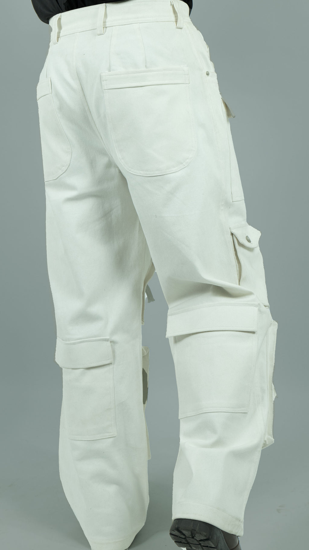 Men 8 Pocket Heavy Denim Cargos