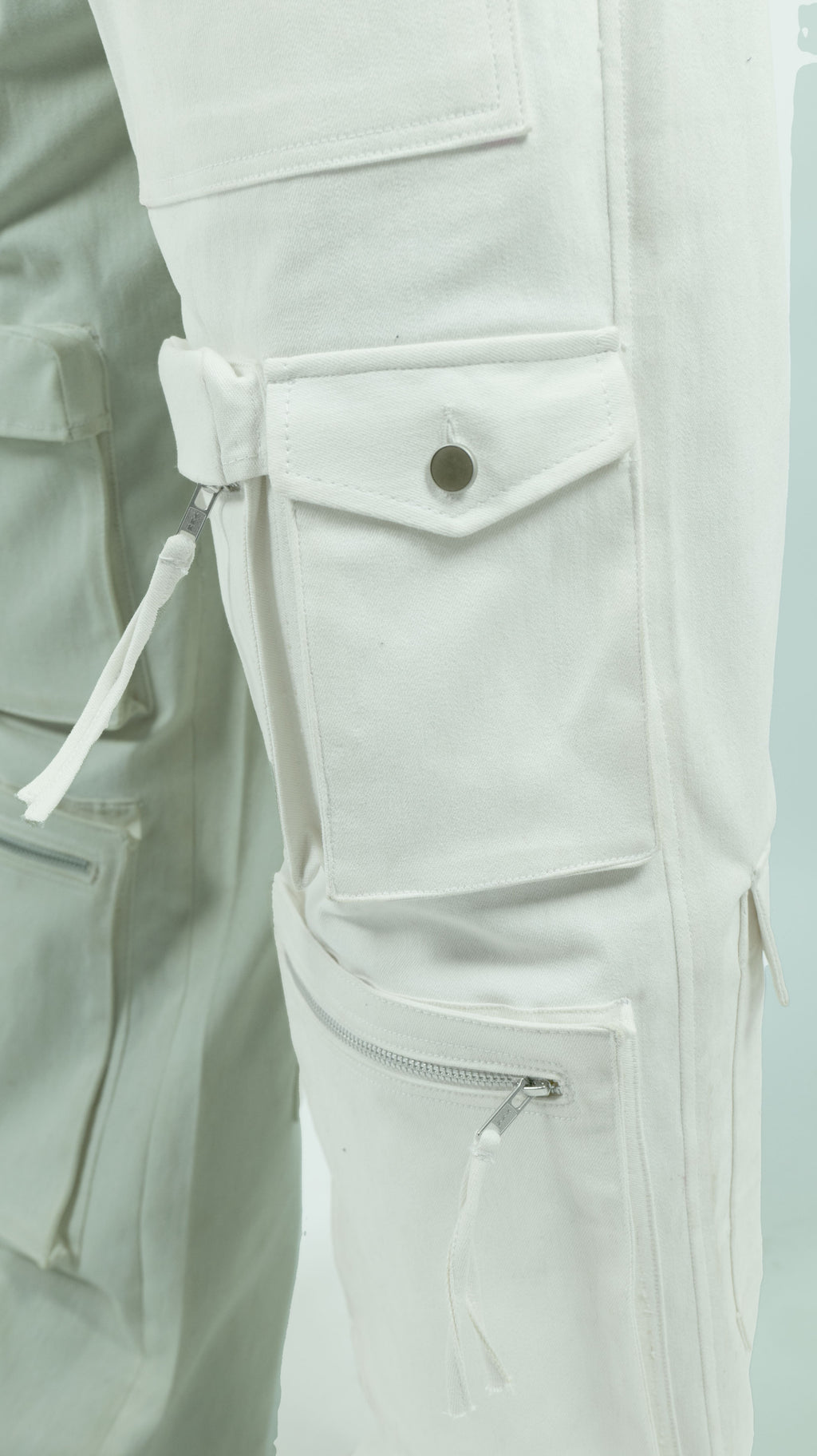 Men 8 Pocket Heavy Denim Cargos