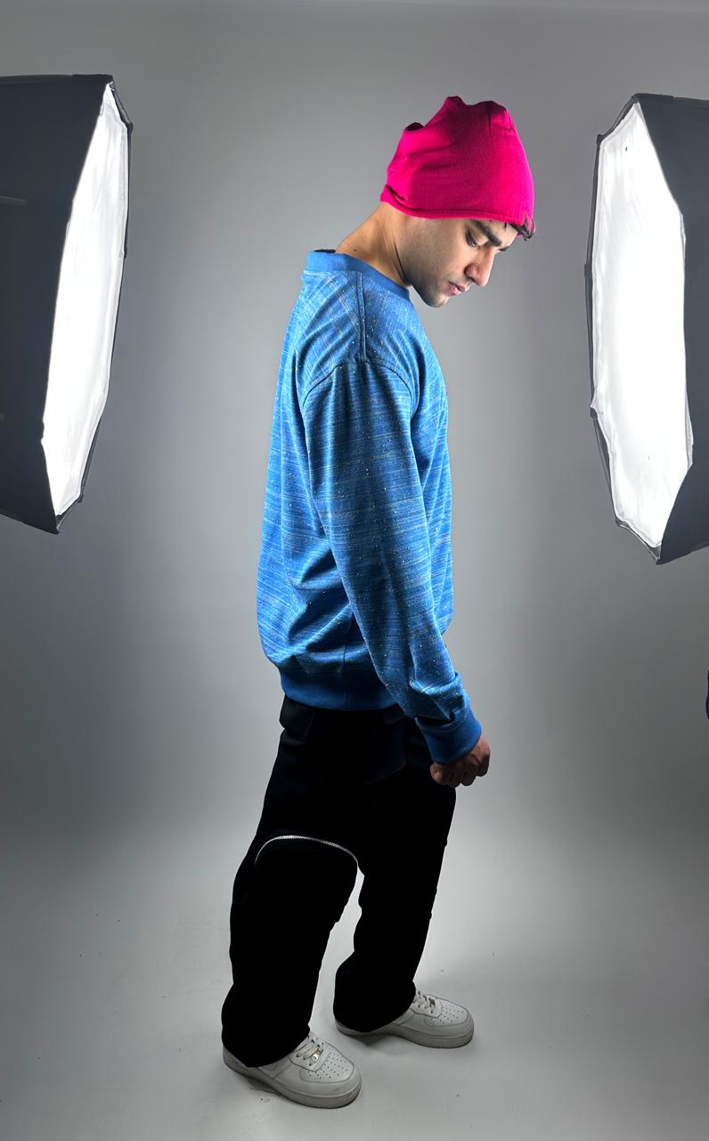 Men Popcorn Sweatshirt with pocket