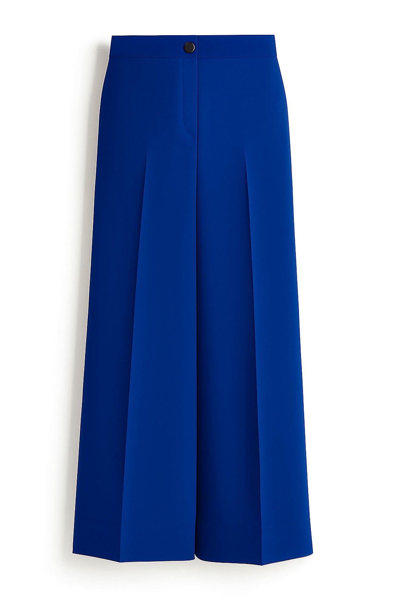 Straight Fit Wide Leg Trouser - White